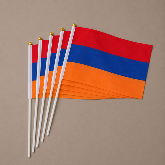 Armenia Waving Hand Flag – 14x21cm