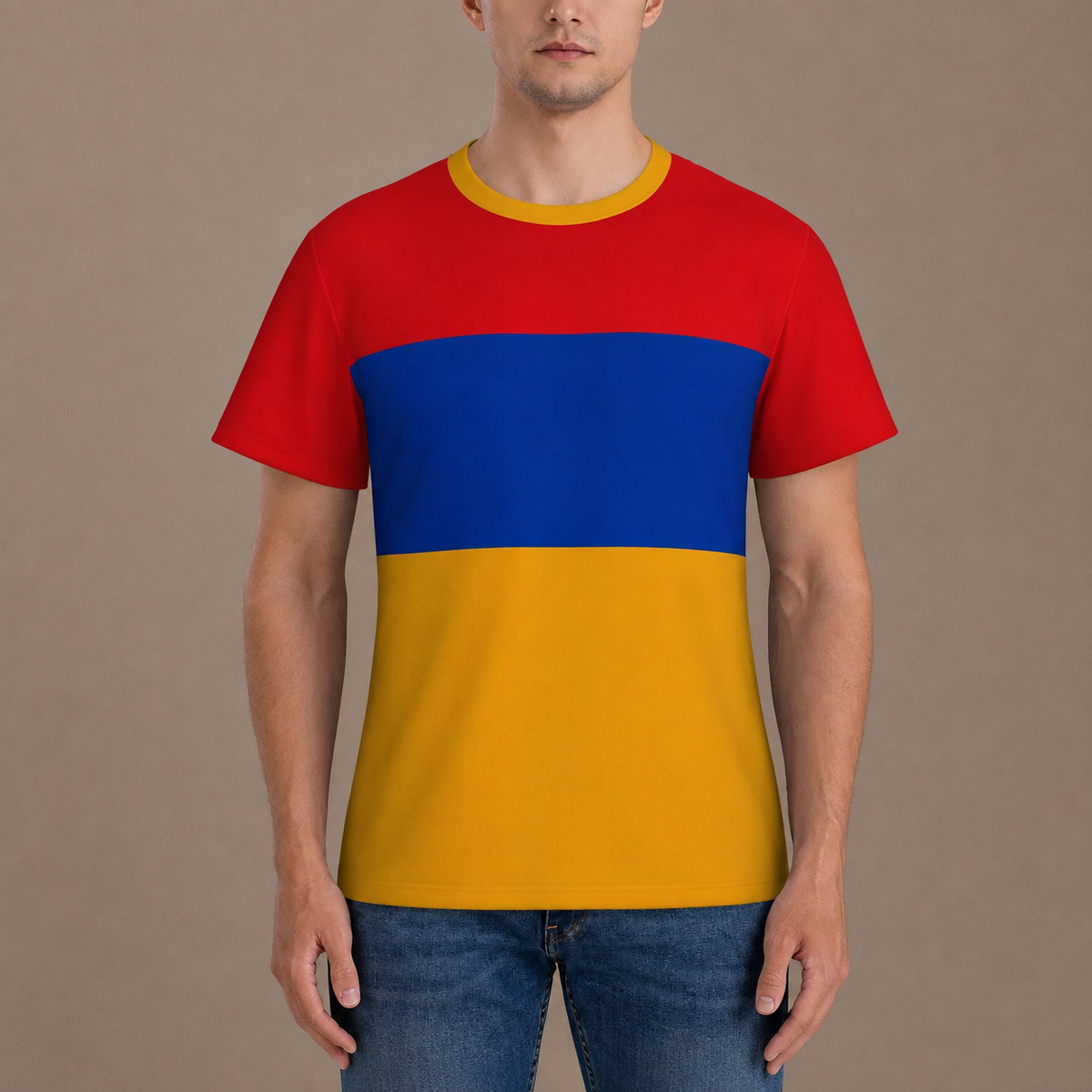 Armenian Flag Sports T-Shirt