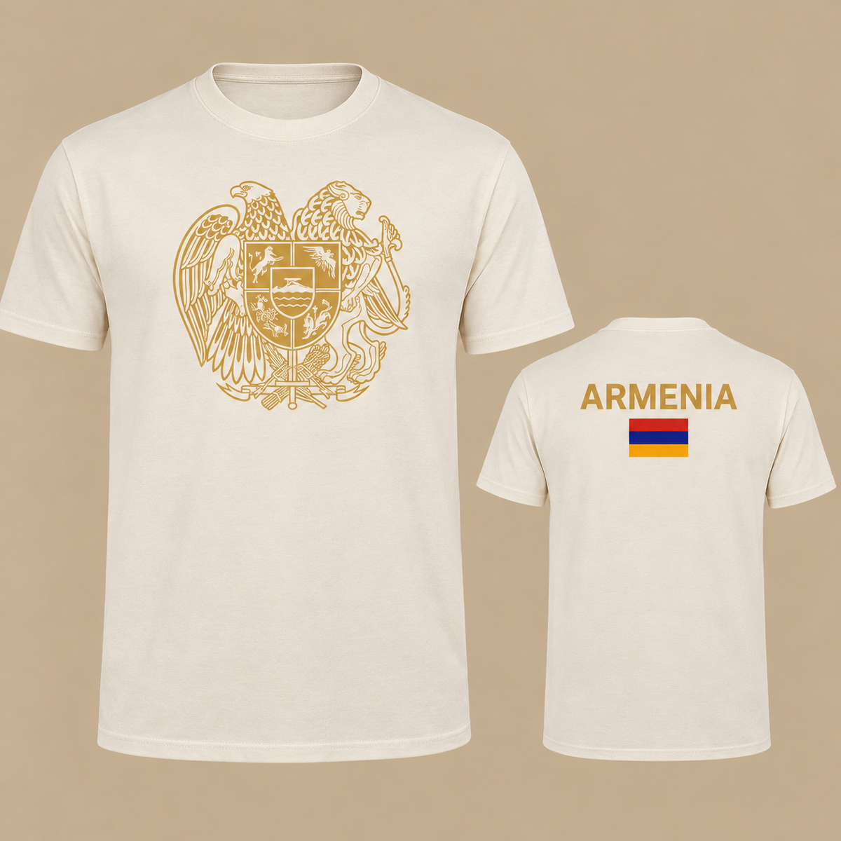 Armenia Patriotic T-Shirt – Coat of Arms Print