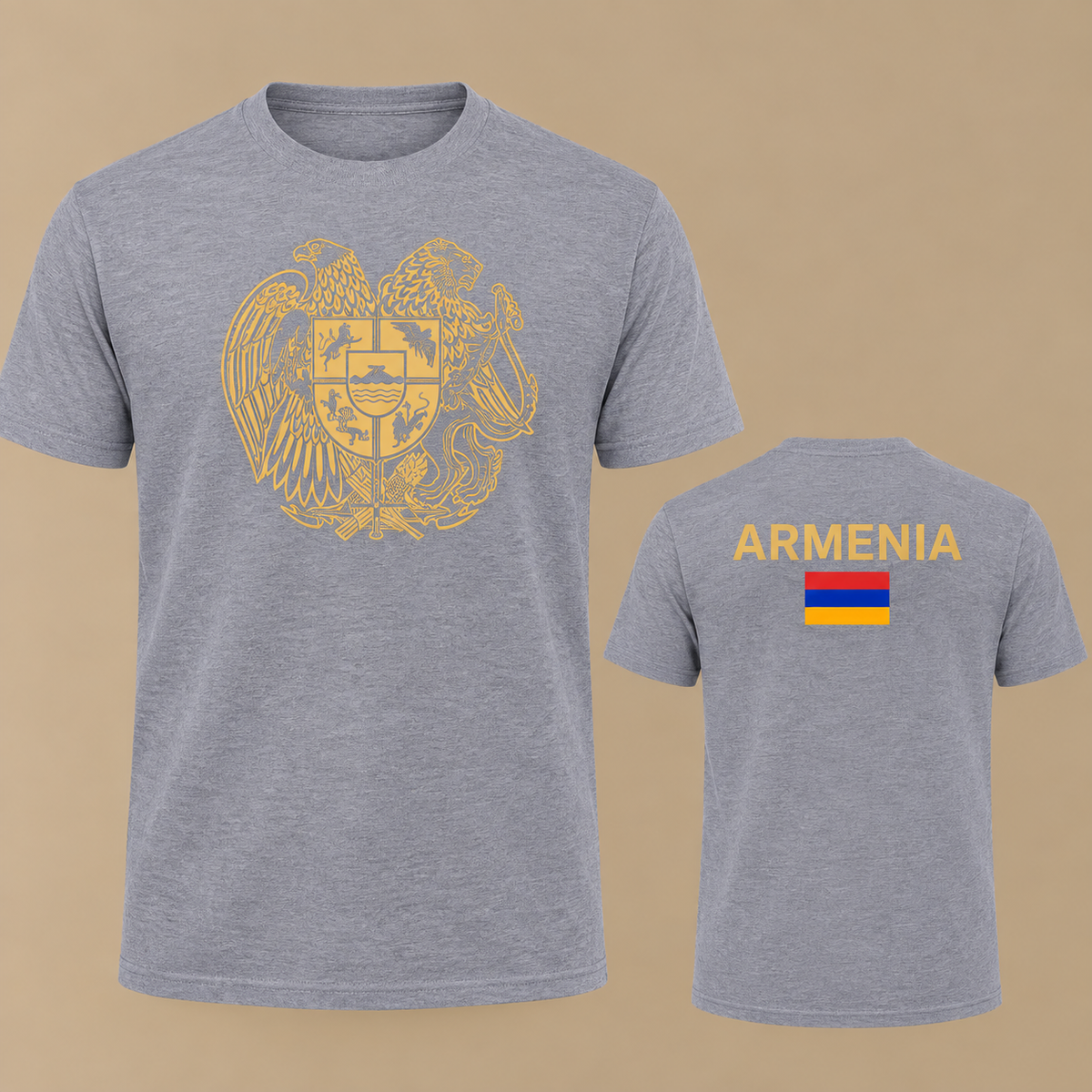 Armenia Patriotic T-Shirt – Coat of Arms Print