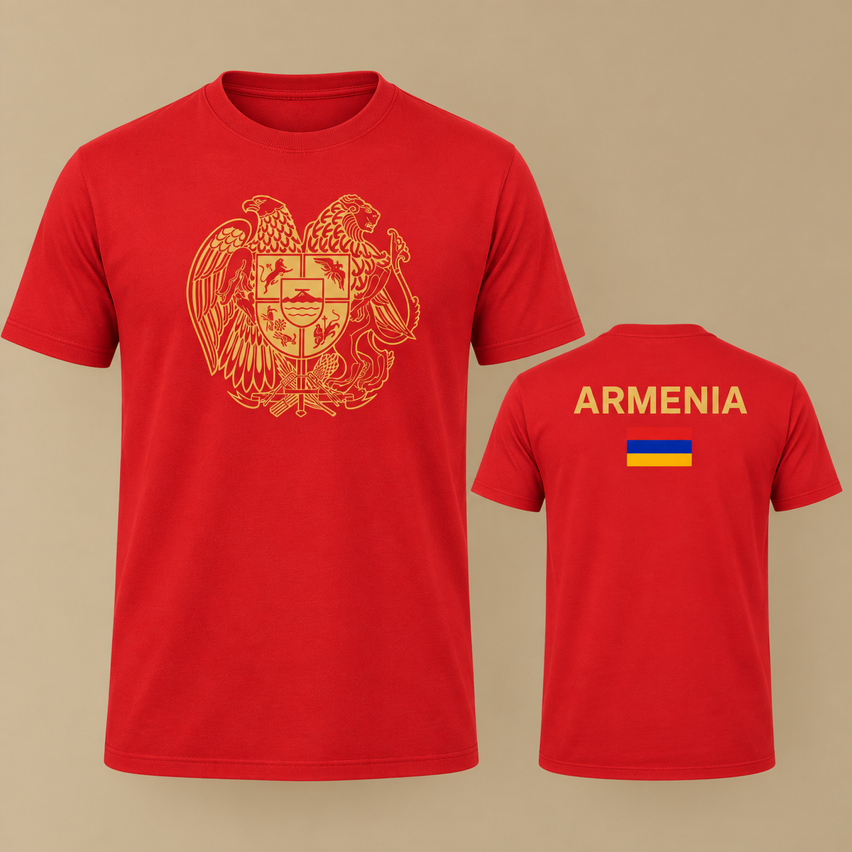 Armenia Patriotic T-Shirt – Coat of Arms Print