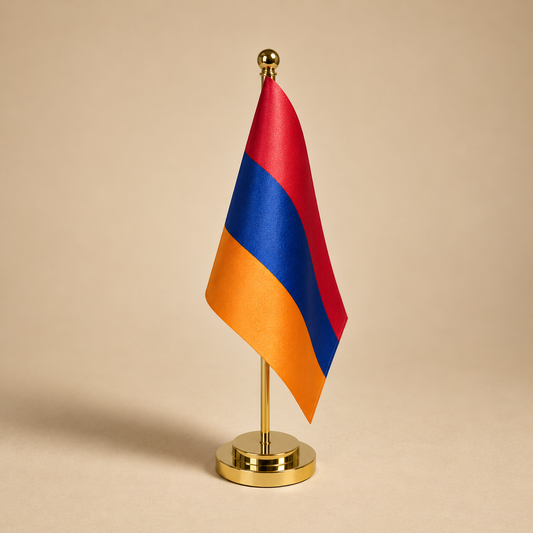 Armenia Mini Flag – Office & Desk Decoration